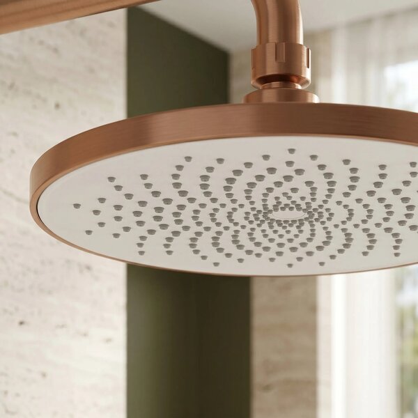 Kerek esőztető zuhanyfej REA JS-021BRG Brush Copper