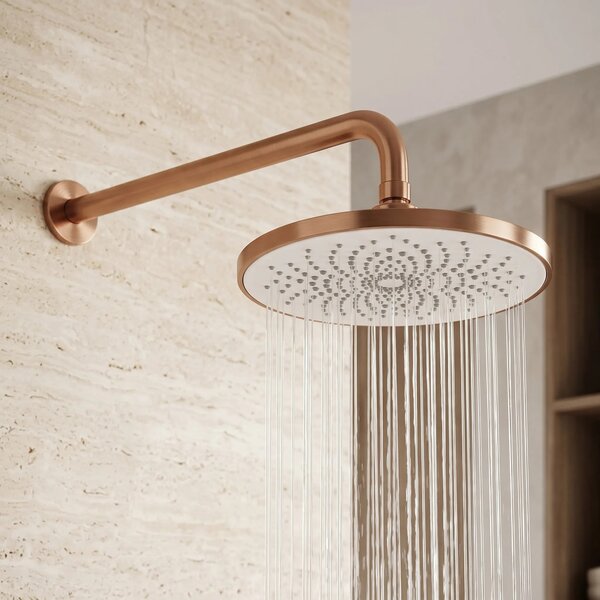 Kerek esőztető zuhanyfej REA JS-021BRG Brush Copper