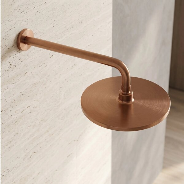 Kerek esőztető zuhanyfej REA JS-021BRG Brush Copper