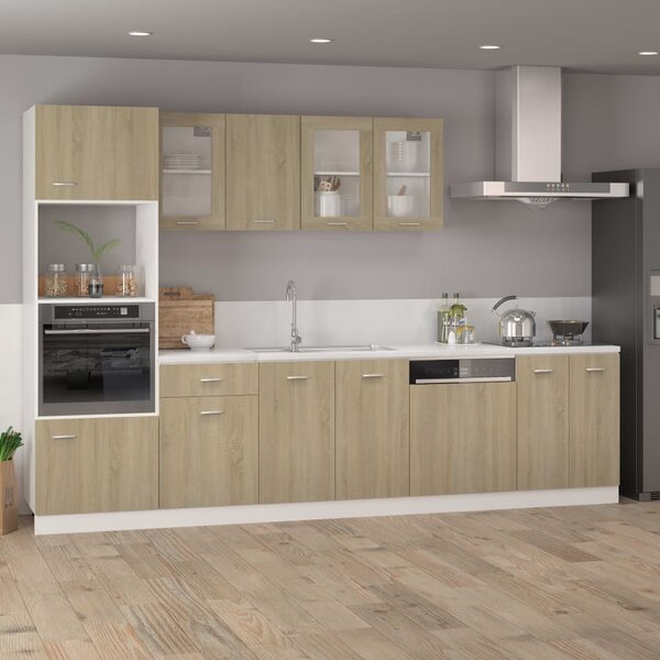 “Lyon” sonoma tölgy színű szerelt fa alsószekrény
