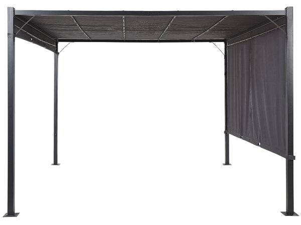 Pavilon LED PARGA Fém 310 cm 310 cm Sötétszürke
