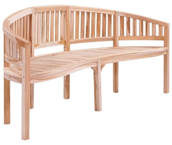 Tömör tíkfa banán alakú pad 200 cm