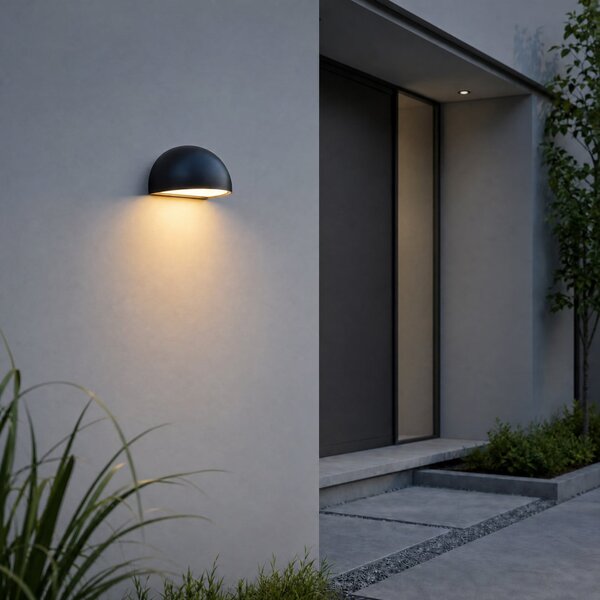 Kültéri Lámpa Nordlux, BERGEN, dimmable, Fekete, Fém, Modern