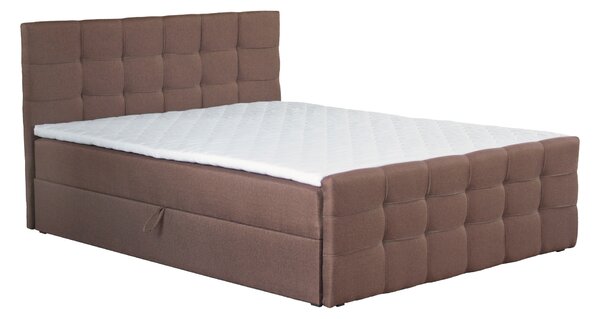 Boxspring ágy, 140x200, barna, BEST