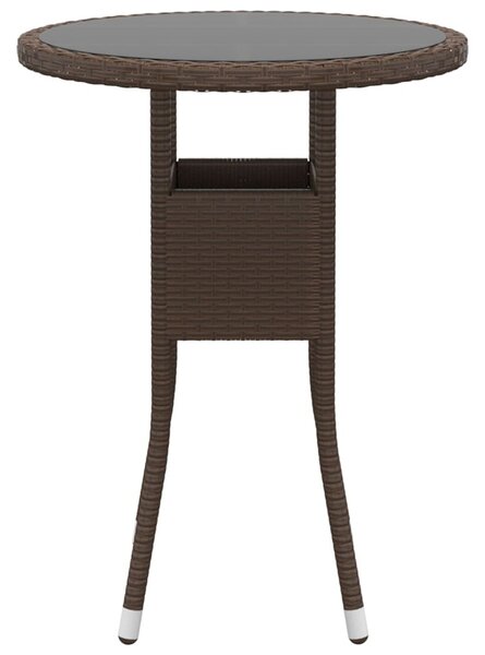 5 részes barna polyrattan kerti ülőgarnitúra