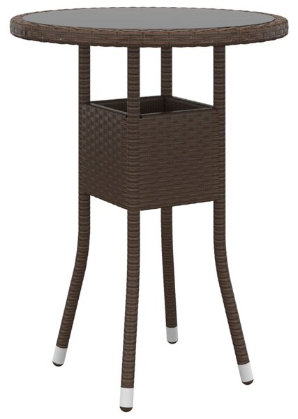 5 részes barna polyrattan kerti ülőgarnitúra