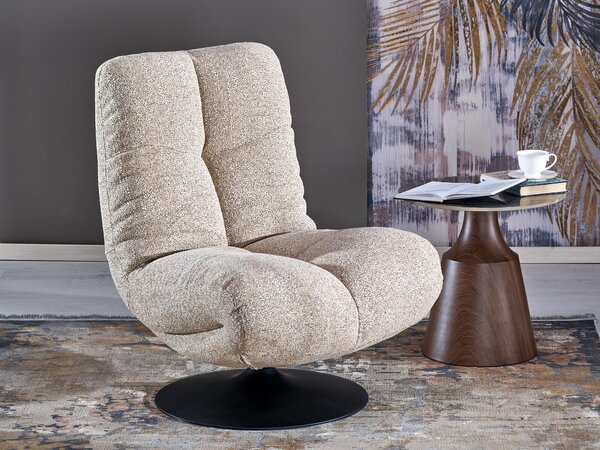 Fotel Houston 2126, Kárpit, 93x73x90cm, Bézs, Fekete