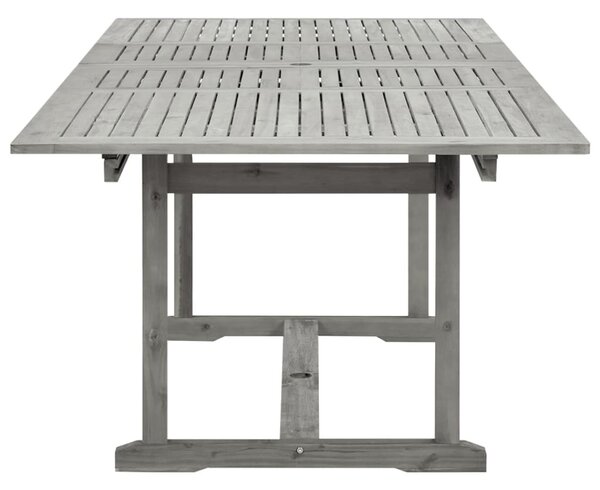 Tömör akácfa kerti étkezőasztal (160-240) x 100 x 75 cm