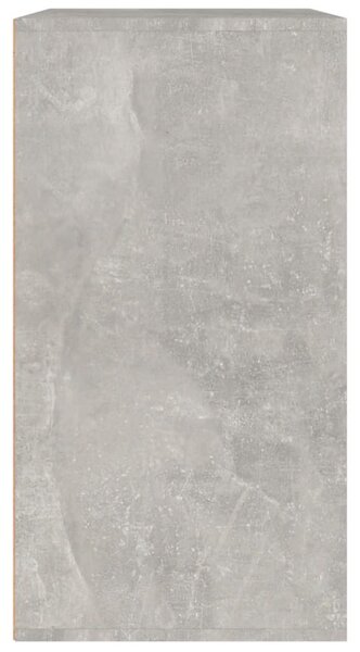 Betonszürke szerelt fa pipereszekrény 80 x 40 x 75 cm