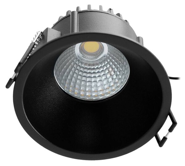 Arcchio LED-es Niria downlight, fekete, 3,000K, dimmelhető, Fekete, Nappali / Étkező, Alumínium, Modern
