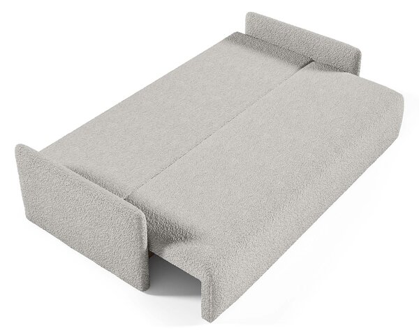 GLOVE ágyneműtartós kanapéágy - világosszürke
