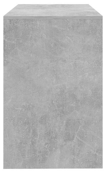 Betonszürke szerelt fa íróasztal 101x50x76,5 cm