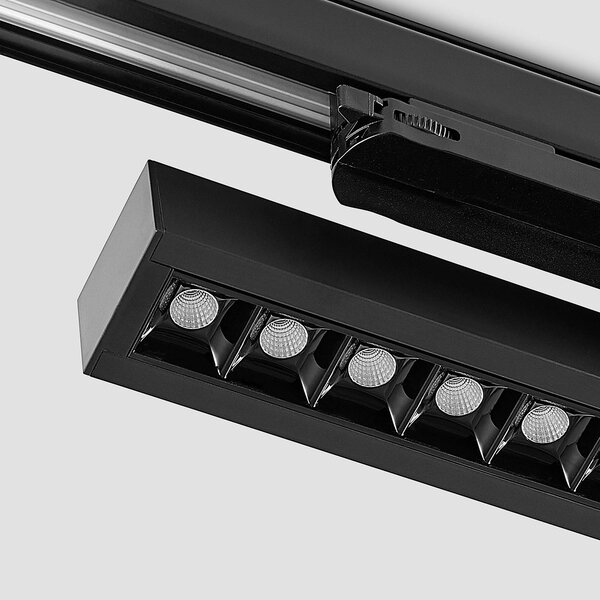 Arcchio Millay LED reflektor fekete 3000K, Fekete, Dolgozószoba / Iroda, Alumínium, Modern