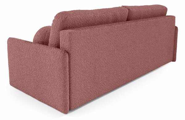 GLOVE ágyneműtartós kanapéágy - téglavörös