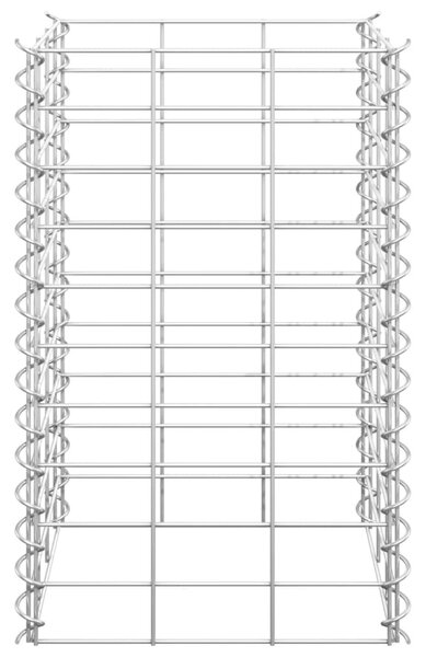 3 db vas gabion magaságyás 30 x 30 x 50 cm