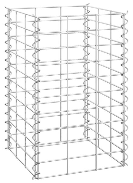 3 db vas gabion magaságyás 30 x 30 x 50 cm