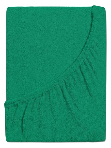 Frottír gumis lepedő gyerekágyba PREMIUM 60x120 cm mentás