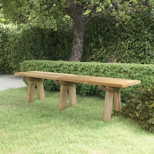 Impregnált tömör fenyőfa kerti pad 160 cm