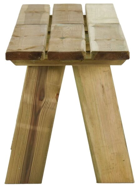 Impregnált tömör fenyőfa kerti pad 160 cm