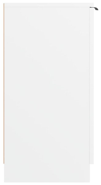 Füstös tölgyszínű szerelt fa cipősszekrény 59 x 35 x 70