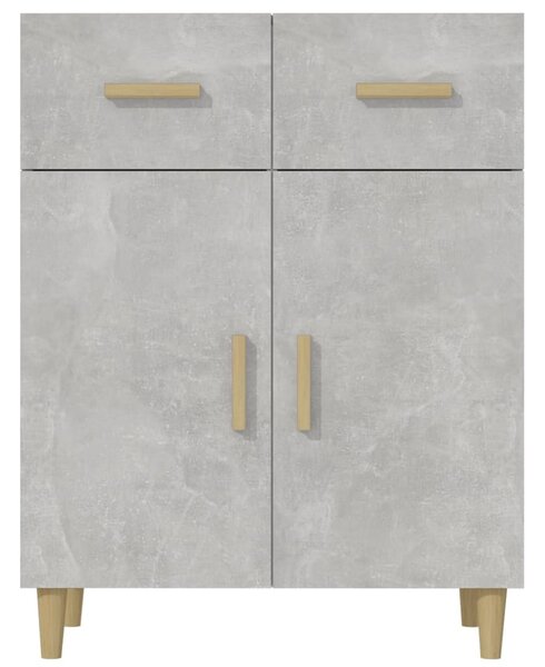 Betonszürke szerelt fa tálalóasztal 69,5 x 34 x 89 cm