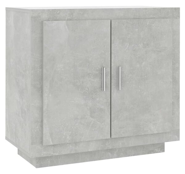 Betonszürke szerelt fa tálalóasztal 80 x 40 x 75 cm