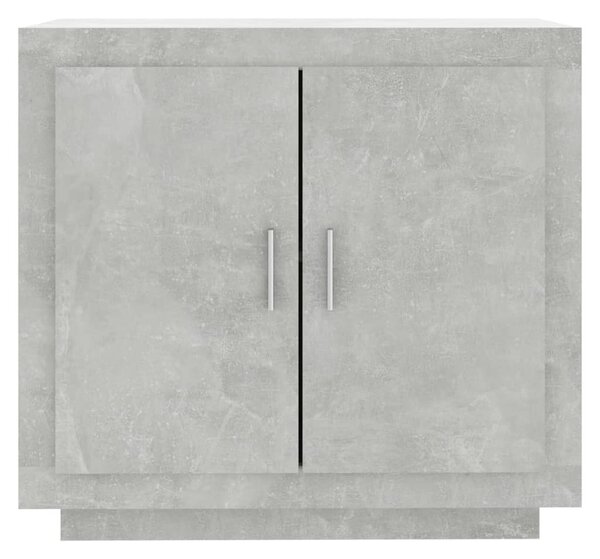 Betonszürke szerelt fa tálalóasztal 80 x 40 x 75 cm