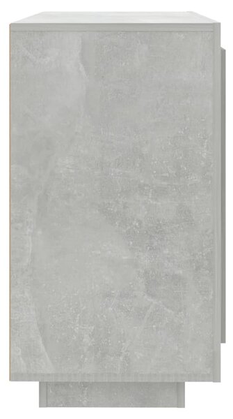 Betonszürke szerelt fa tálalóasztal 80 x 40 x 75 cm