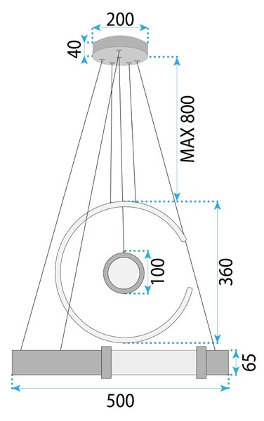 LED Lámpa LHJ060-CP GOLD