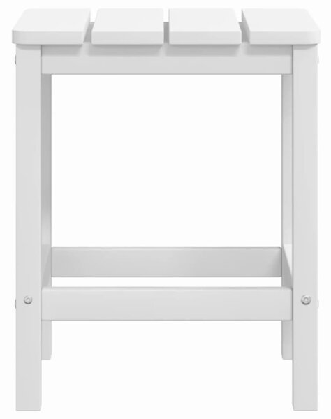 Fehér HDPE kerti adirondack szék asztallal