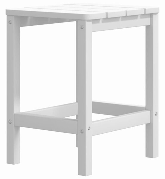 Fehér HDPE kerti adirondack szék asztallal
