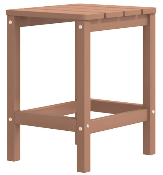 Barna HDPE kerti adirondack székek asztallal