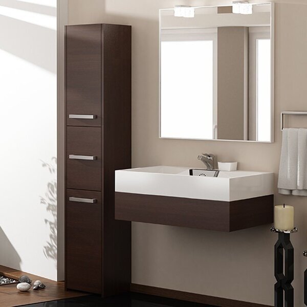 Milanga S33 fürdőszoba szekrény, wenge
