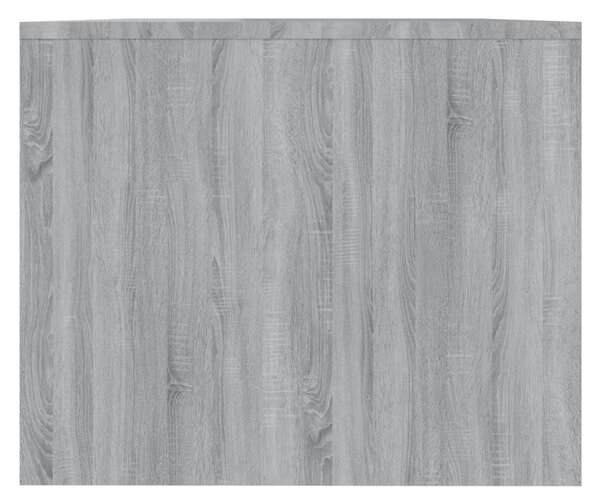 Szürke sonoma szerelt fa dohányzóasztal 90x50x41,5 cm