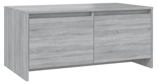 Szürke sonoma szerelt fa dohányzóasztal 90x50x41,5 cm
