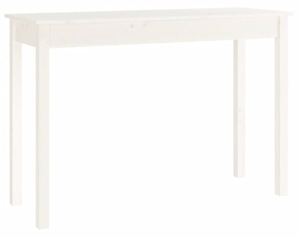 Fehér tömör fenyőfa tálalóasztal 110 x 40 x 75 cm