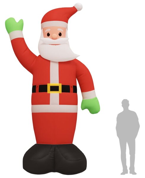 Felfújható Mikulás LED-ekkel 475 cm (345270)