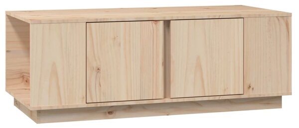 Tömör fenyőfa dohányzóasztal 110 x 50 x 40 cm
