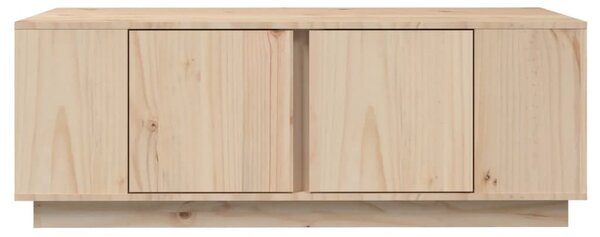 Tömör fenyőfa dohányzóasztal 110 x 50 x 40 cm