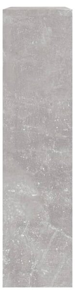 Betonszürke 2 szintes cipőszekrény tükörrel 63 x 17 x 67 cm