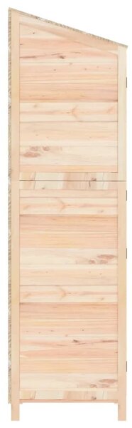 Tömör fenyőfa kerti fészer 102x52x174,5 cm