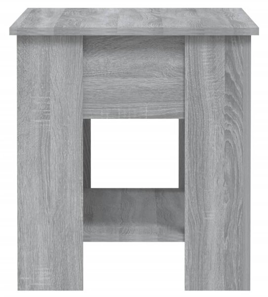 Szürke sonoma színű szerelt fa dohányzóasztal 101x49x52 cm