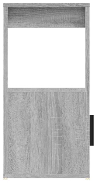 Szürke sonoma színű szerelt fa tálalószekrény 80x30x60 cm