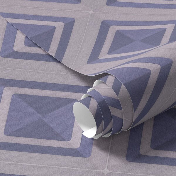 Tapéta Kék árnyalatú geometrikus rombuszmintázat, Absztrakt tapétá, a01128v1 : Uwalls.hu