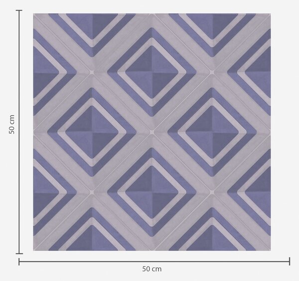 Tapéta Kék árnyalatú geometrikus rombuszmintázat, Absztrakt tapétá, a01128v1 : Uwalls.hu