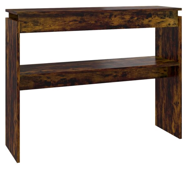 Füstös tölgy színű szerelt fa tálalóasztal 102 x 30 x 80 cm