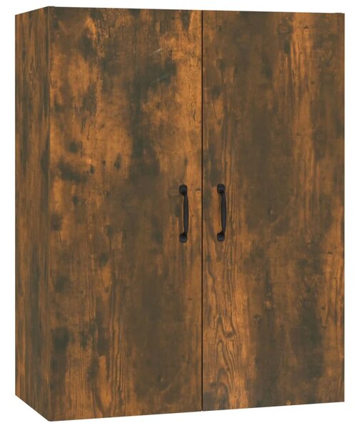 Füstös tölgy színű szerelt fa függőszekrény 69,5 x 34 x 90 cm