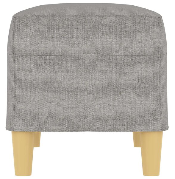 Világosszürke szövet pad 70 x 35 x 41 cm