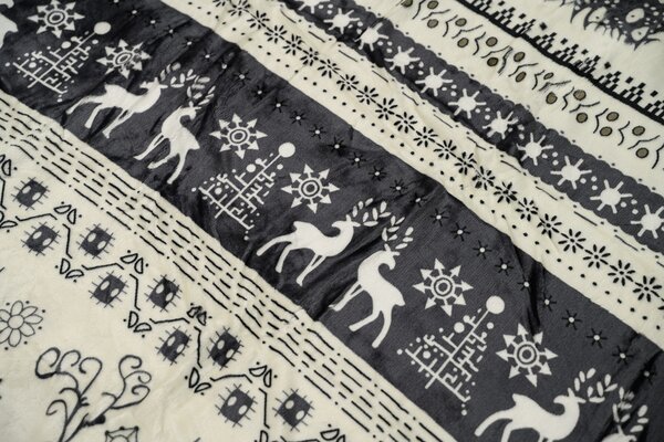 Mikroplüss ágyneműhuzat WINTER DEER szürke Ágyneműhuzat mérete: 70 x 90 cm | 140 x 220 cm