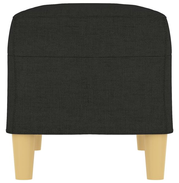 Fekete szövet pad 70 x 35 x 41 cm